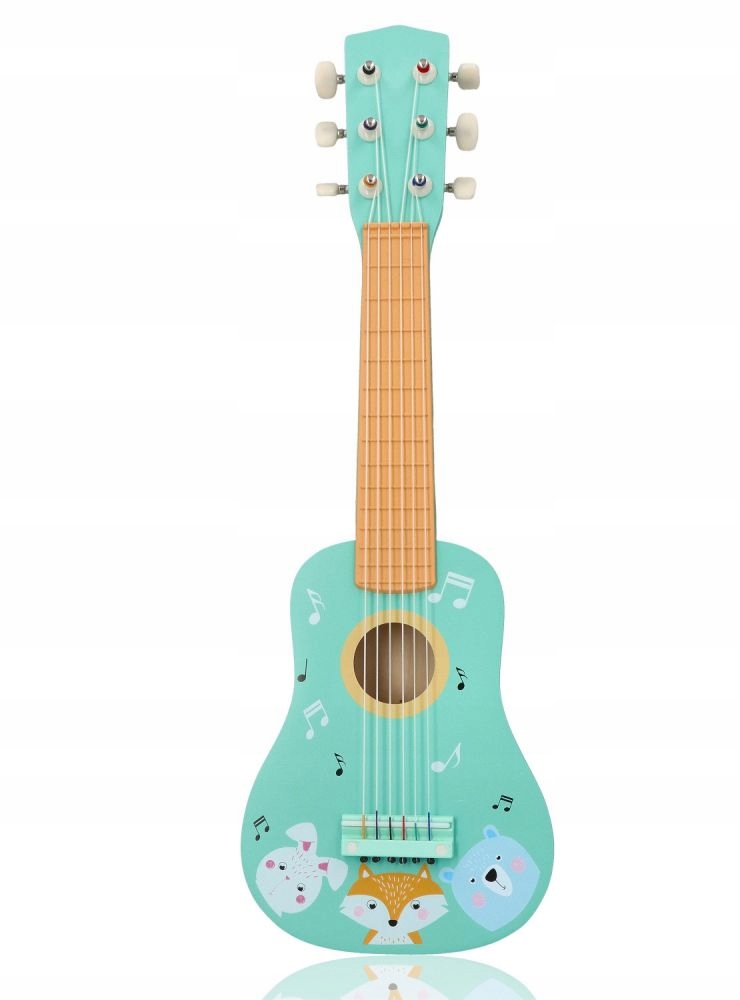 

Drewniana Gitara Dla Dzieci 6 Nylonowych Strun