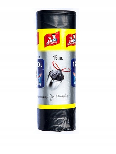 

Jan Niezbędny Worki na Śmieci 120l Z Taśmą 15 szt.