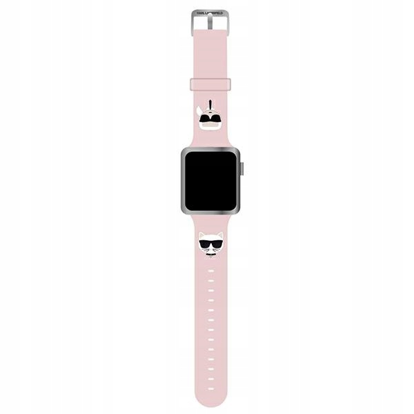 Karl Lagerfeld Pásek Klawlslckp AppleWatch 42/44/45/49 mm růžový/pink strap