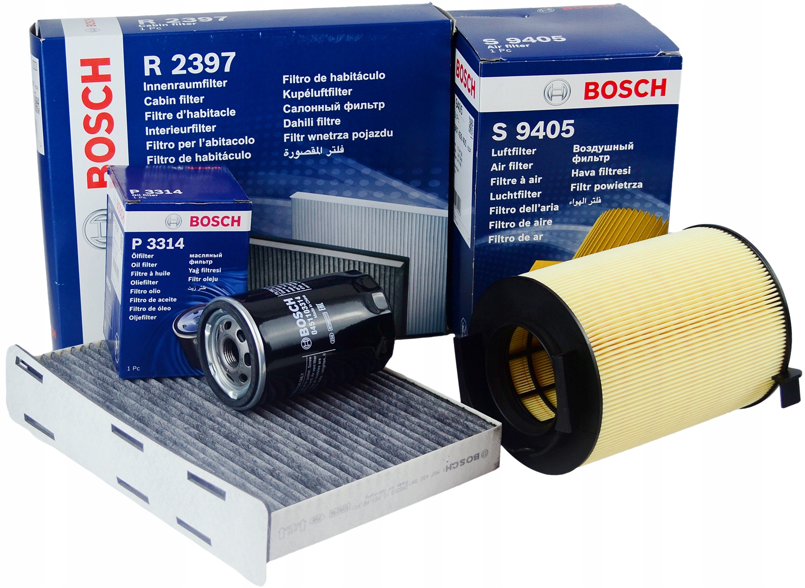 

Bosch Komplet Filtrów Audi A3 8P 1.6 102KM