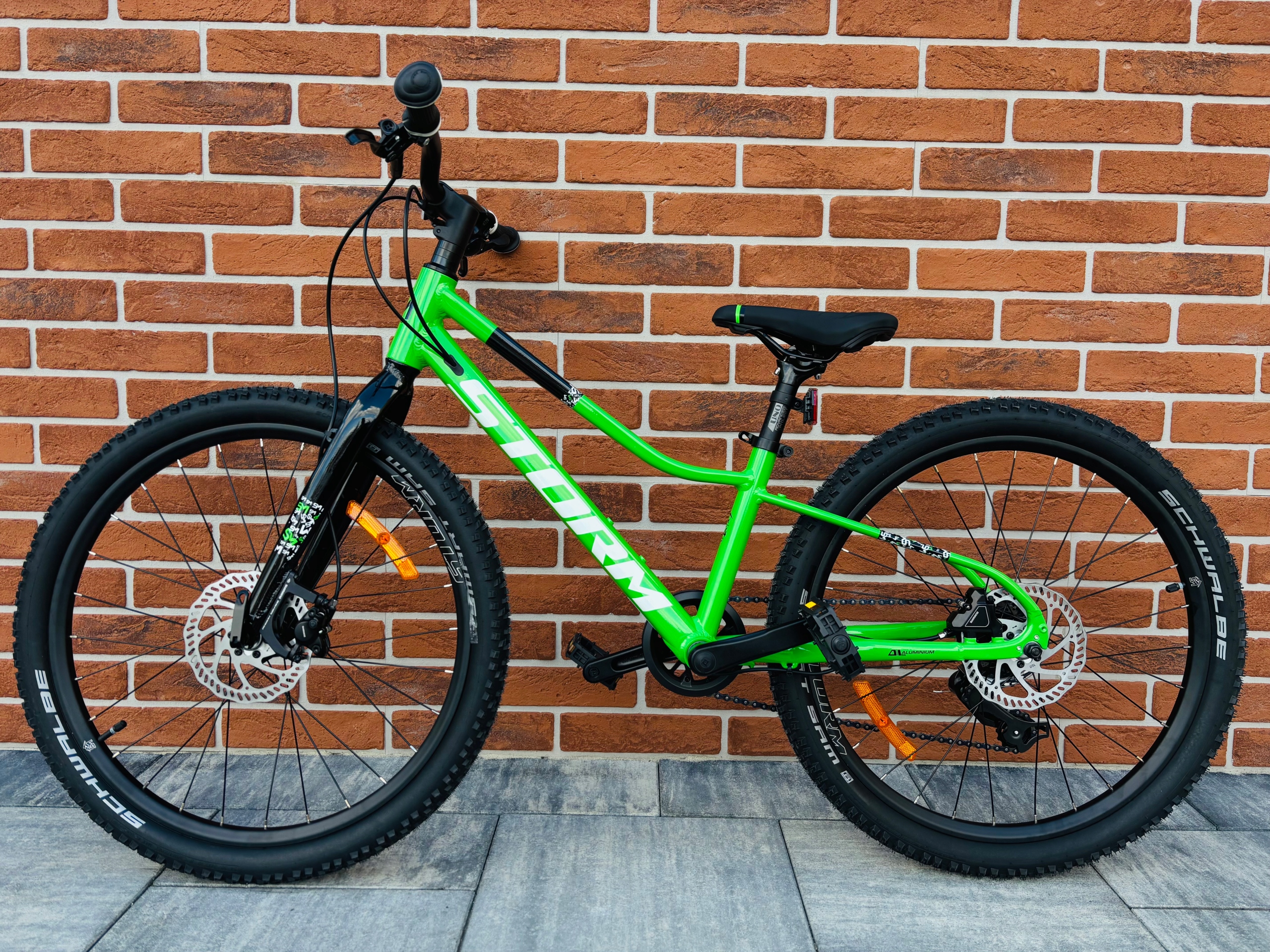 Rower Storm Rocky 2 24", 11 cali, hamulce hydrauliczne, Shimano, zielony