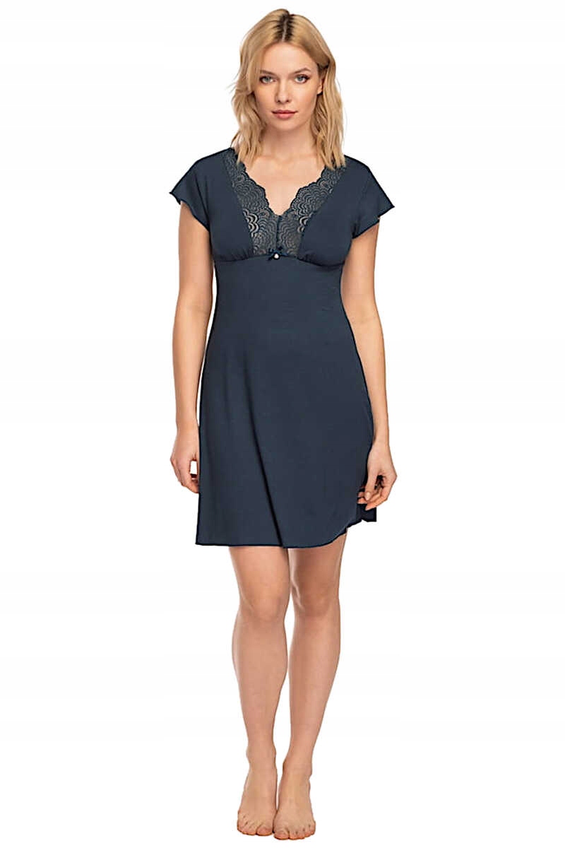 Nipplex Košile noční Estera grafitová M