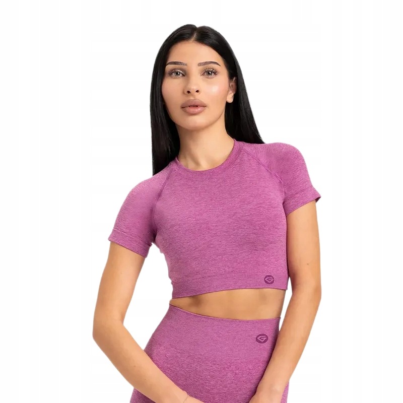 Koszulka treningowa damska Gym Glamour Seamless Rashguard pink L