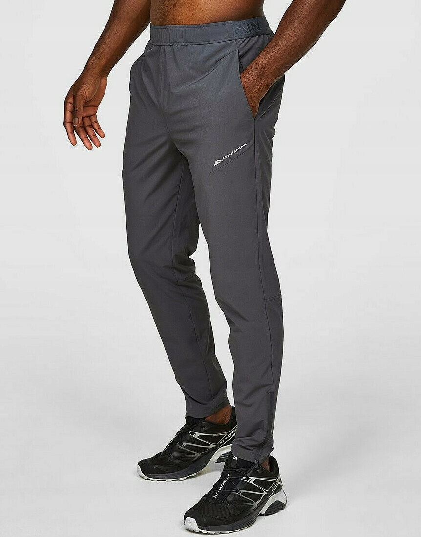 MONTERRAIN SZARE SPODNIE DRESOWE ACCELERATE LOGO ZAMKI I9P XTR__XXL
