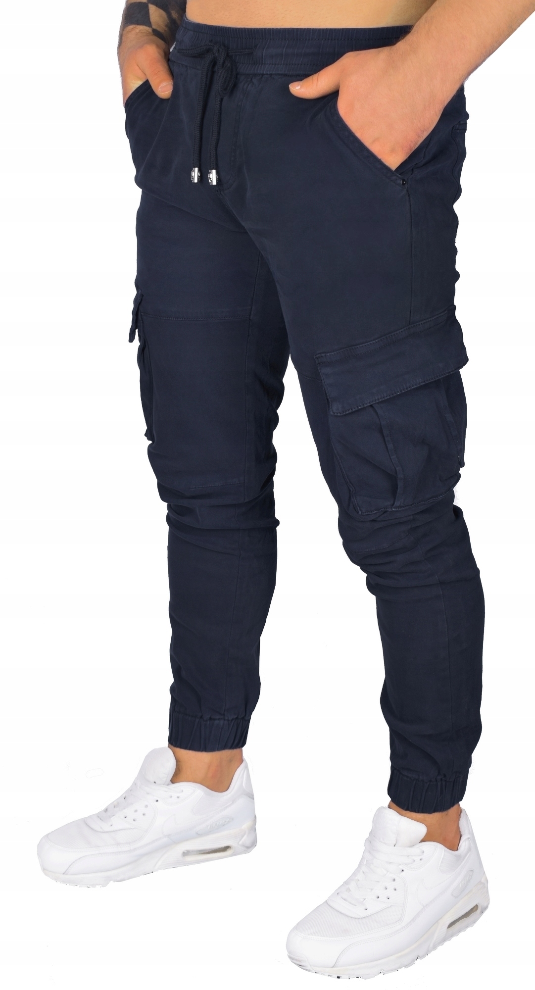 SPODNIE BOJÓWKI MĘSKIE ELASTYCZNE JOGGERY JAKOŚĆ Rozmiar M