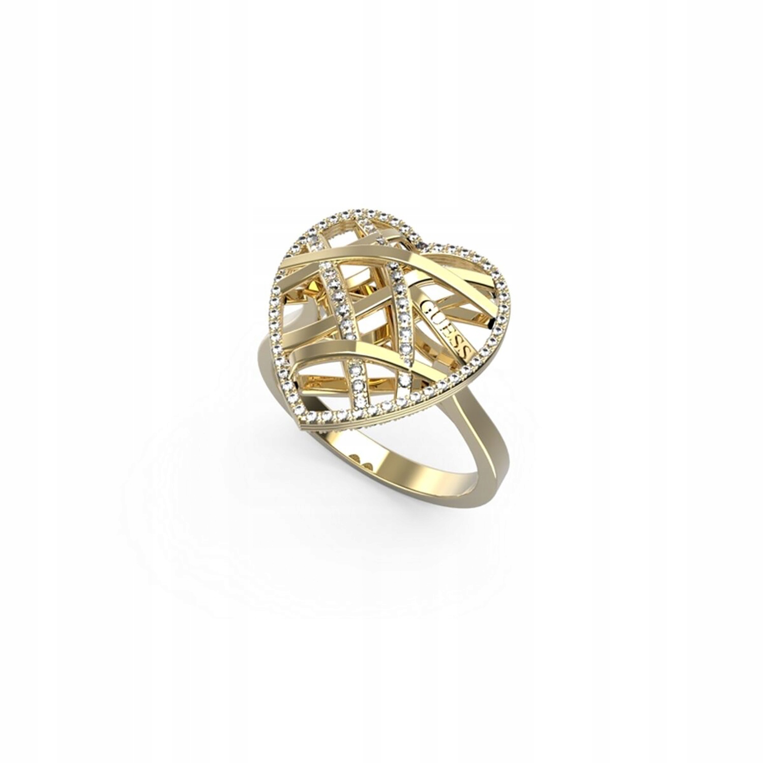 Prstýnek Guess srdce R-14