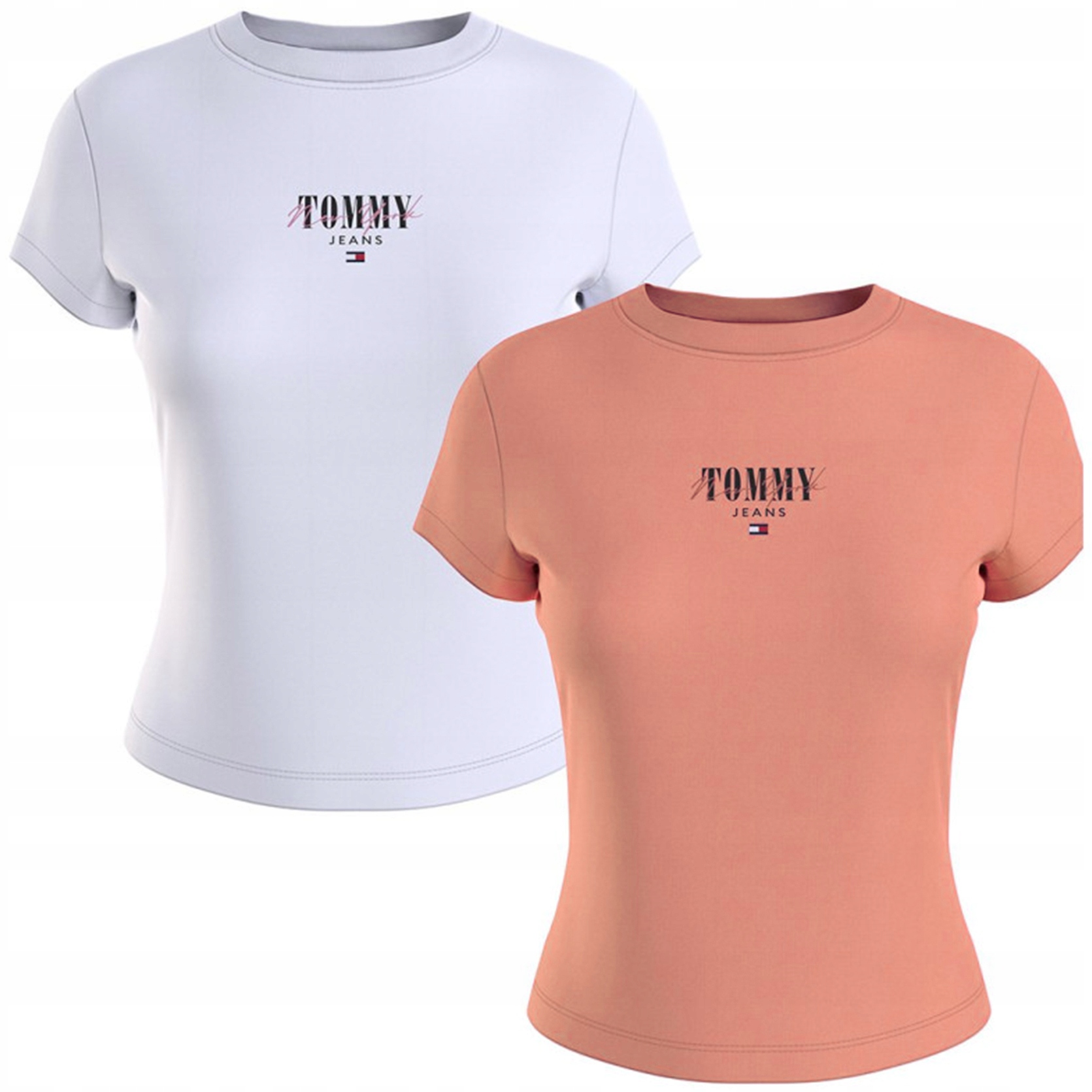 Tommy Jeans komplet 2 ks dámské tričko slim fit DW0DW18142-0XW Xs