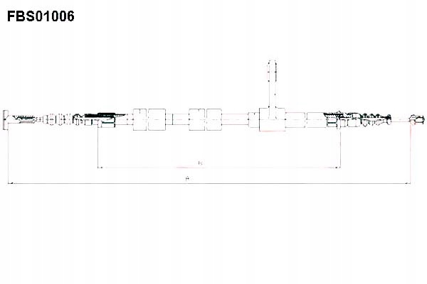 FTE трос FBS01006
