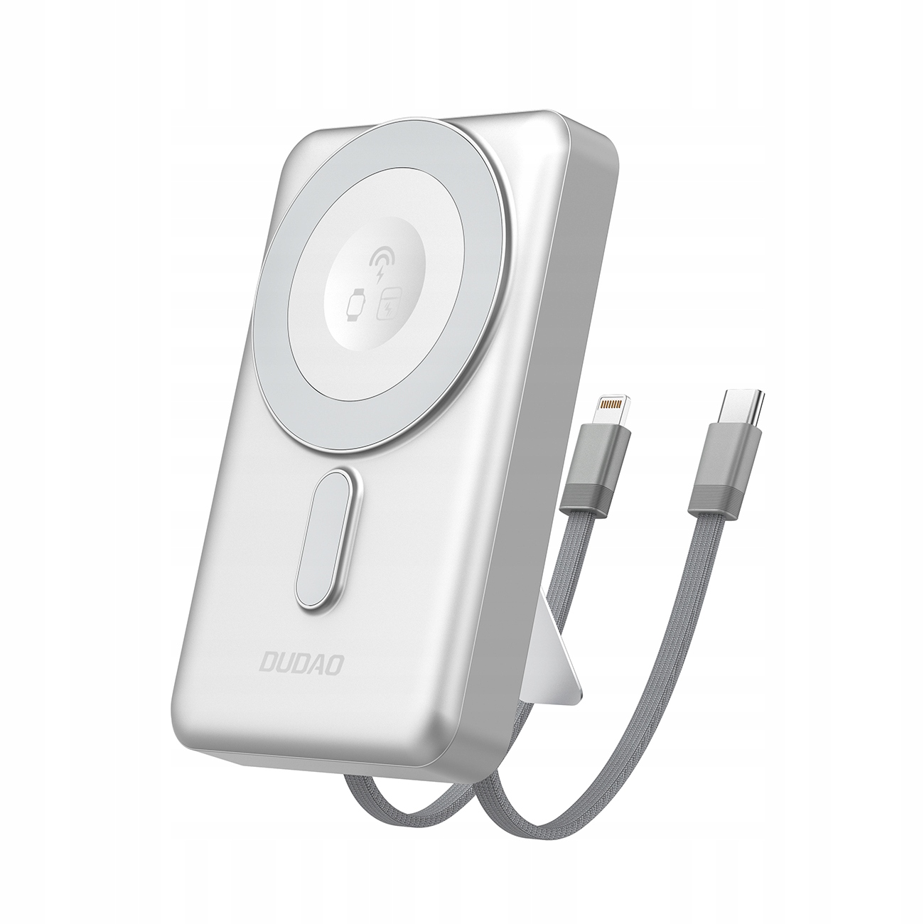 Powerbanka K29 10000 mAh MagSafe kovové pouzdro podstavec Usb-c kabely iPhon