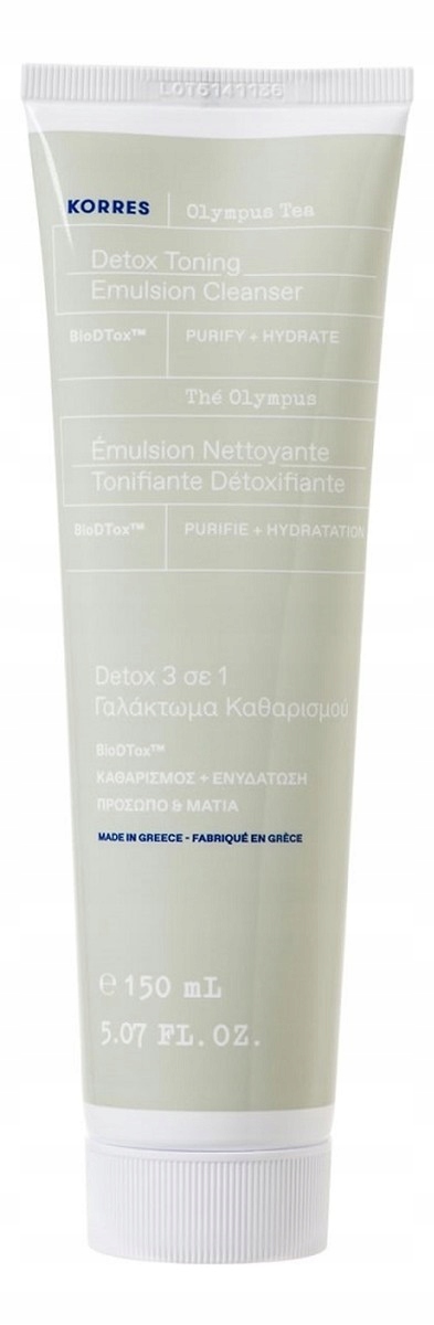 Korres Olympus Tea čistící pleťová emulze 3v1 150 Ml