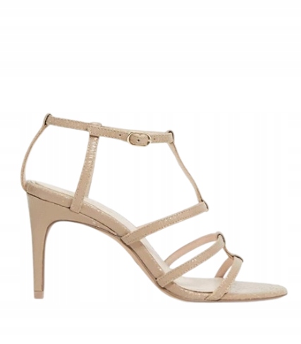 Reiss Dámské Béžové Sandály Na Podpatku Vel. 40 3L3G2* EU40 3L3