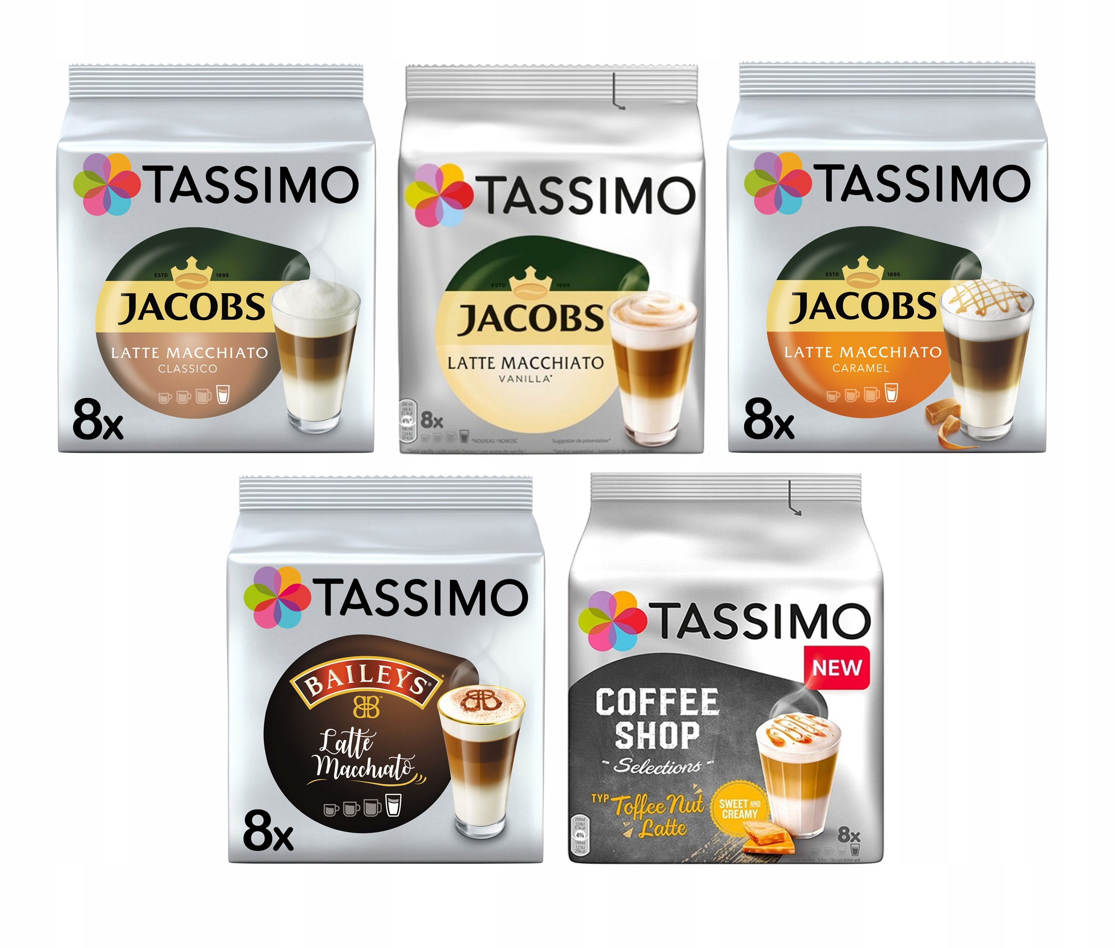 Cappuccino Tassimo - kalorie, kJ a nutriční hodnoty