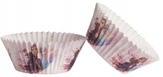 

Foremki Papilotki Muffiny Frozen Kraina Lodu 25szt