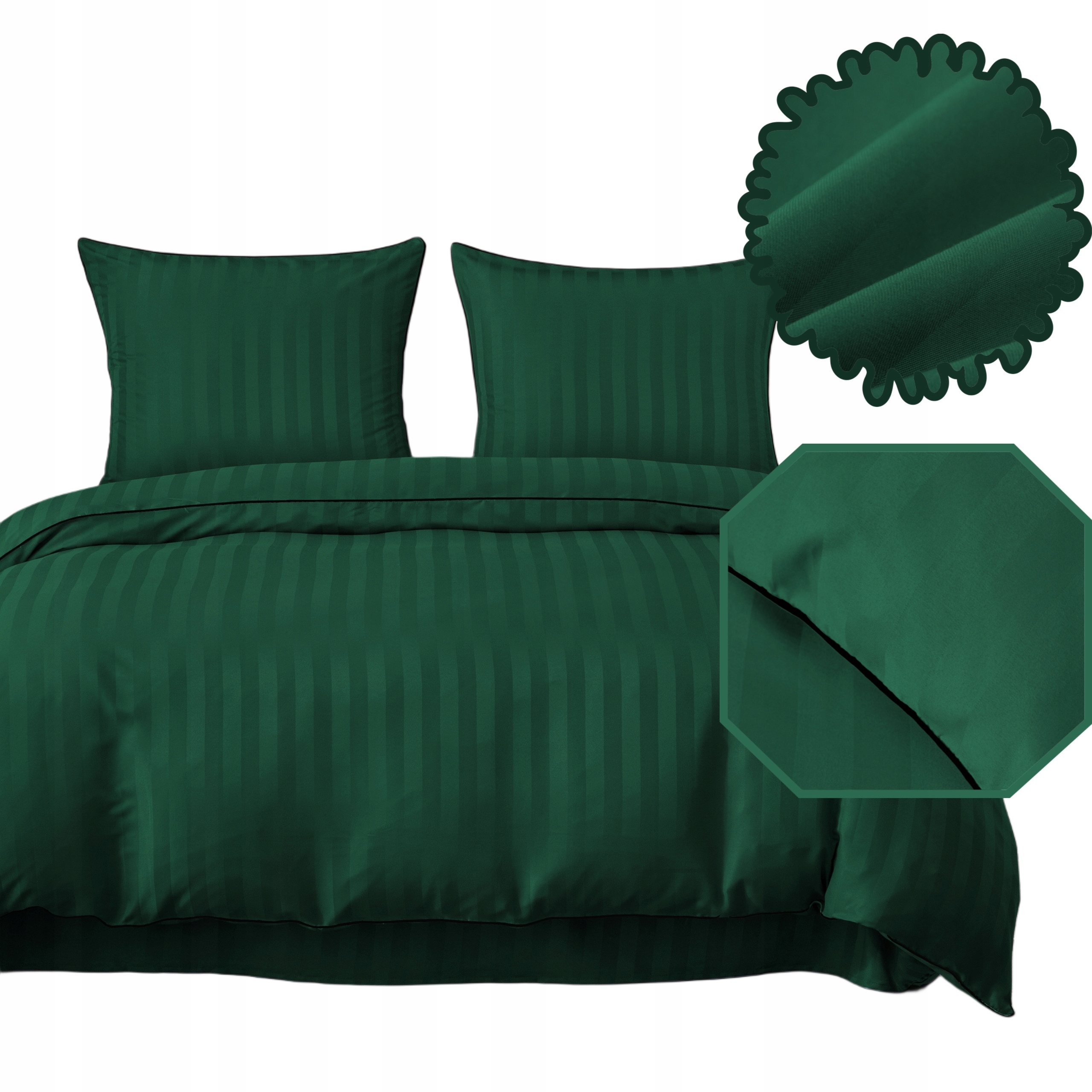 Povlečení z damašku 160x200 Premium, Elegantní styl, Měkké a odolné, Komfort na dlouhá léta
