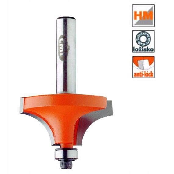 Cmt fréza zaoblovací vydutá R12,7 D38,1*19 S=8 Hm C93838011