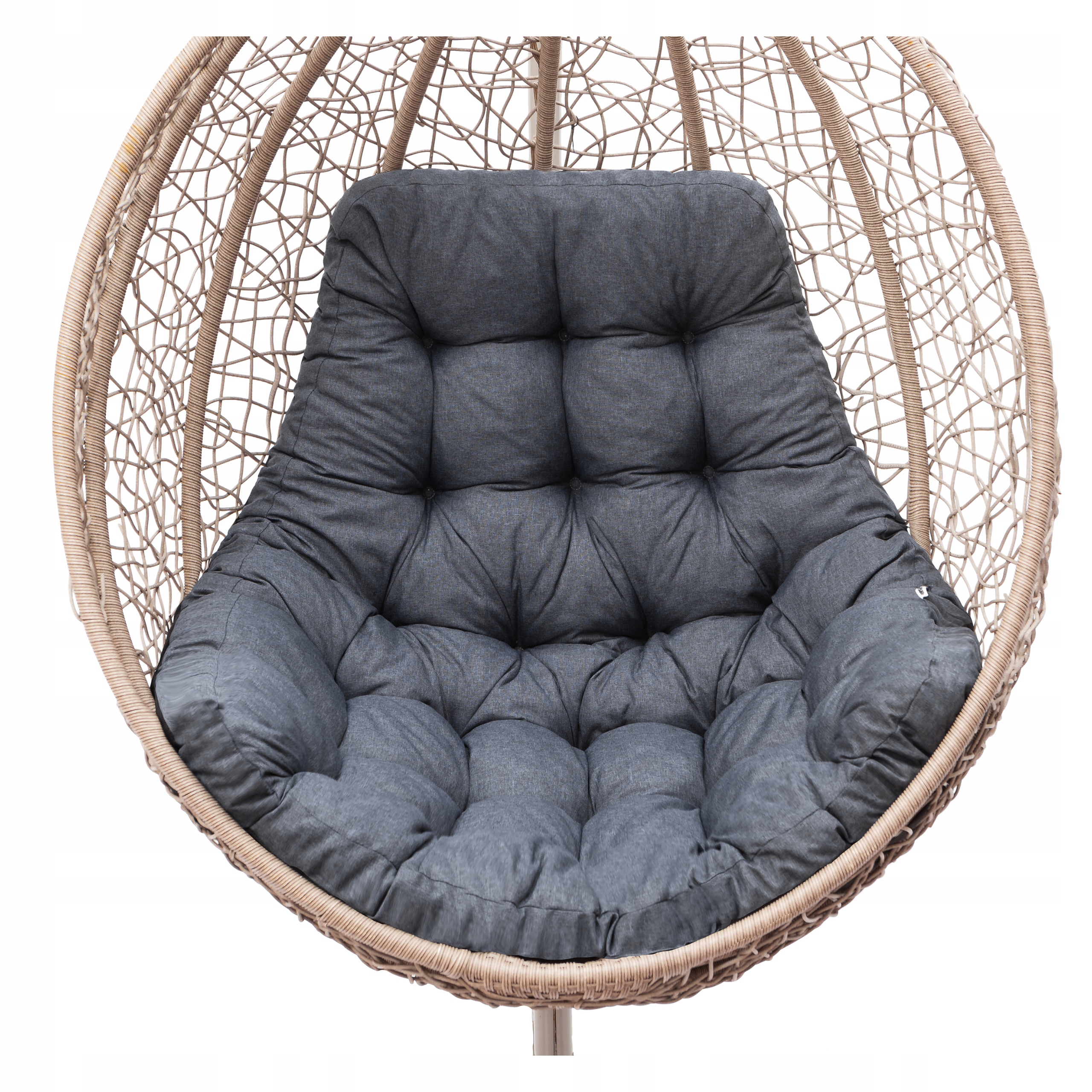 Vankúš na závesné kreslo Vodotesný na kokón na záhradnú hojdačku a kôš