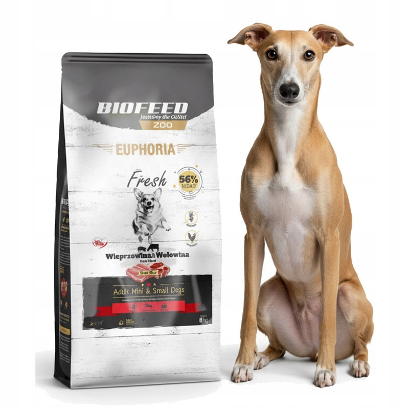 Biofeed Vepřové A Hovězí Maso Xs/s 8 kg Euphoria Fresh Meat Malá Plemena