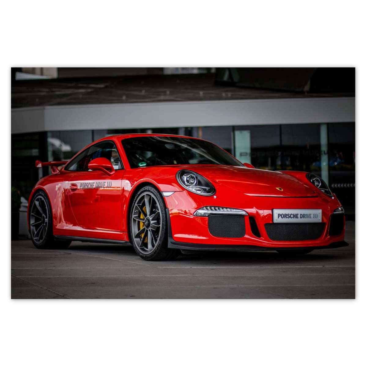 Fototapety 104x70 Červené Porsche
