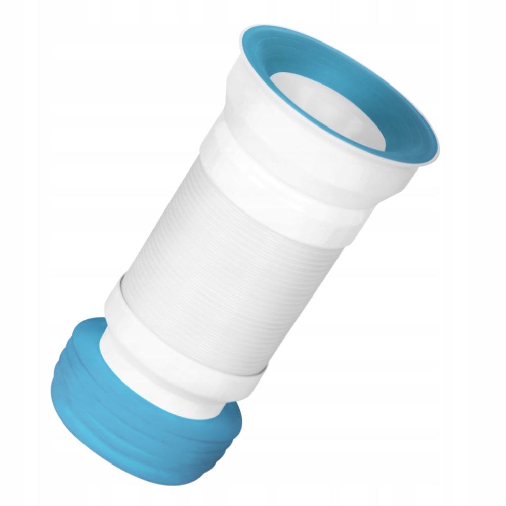 Wc rúrka Niagara nastaviteľná 31-55 cm, elastická, modrá Diamond