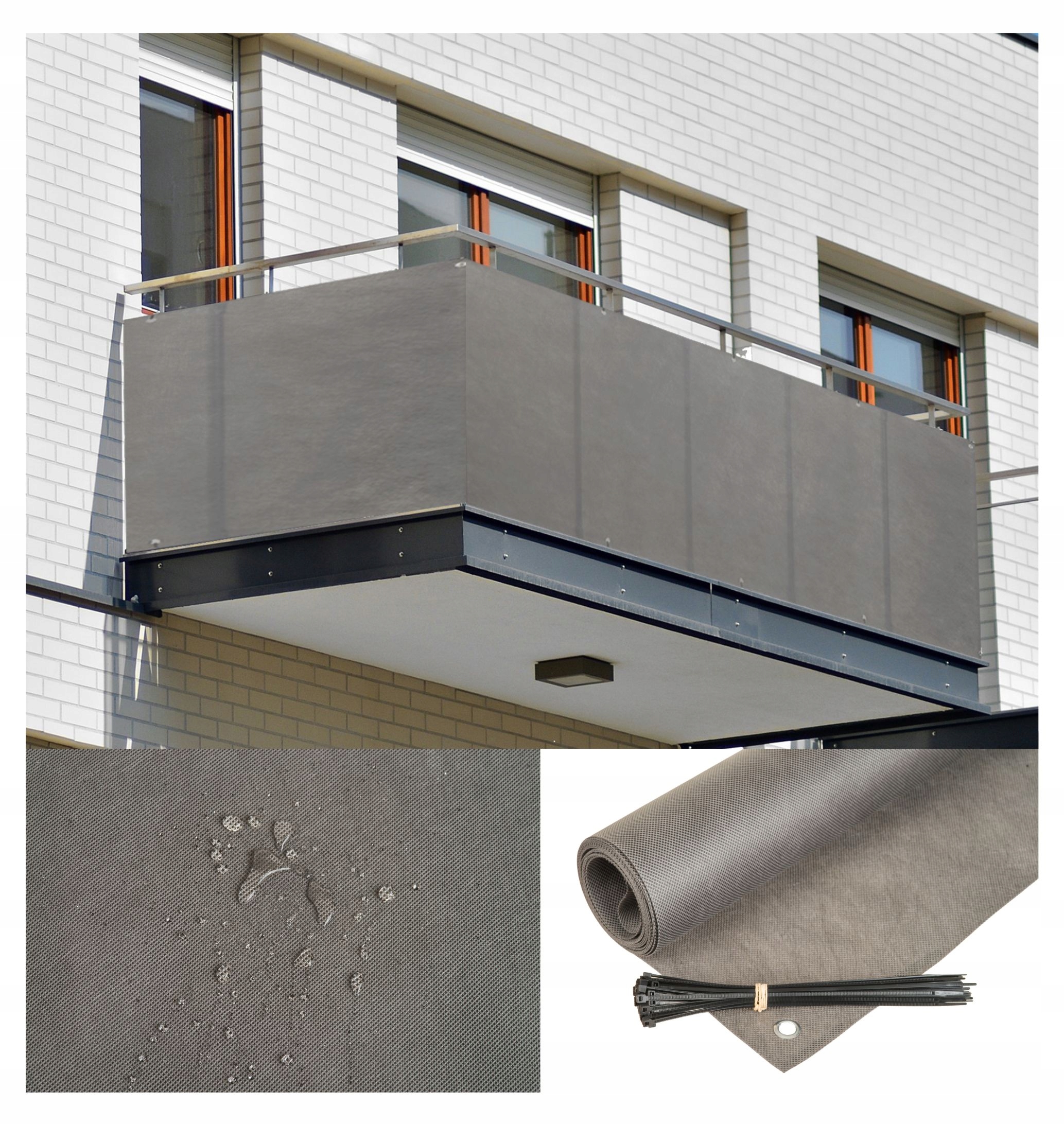 

Osłona Balkonowa Na Wymiar Balkon Mata Wys, 90CM!