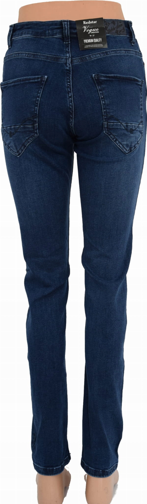 SPODNIE JEANSY DAMSKIE MODNE REDSTAR 16381 R 33/31 Stan (wysokość w pasie) średni