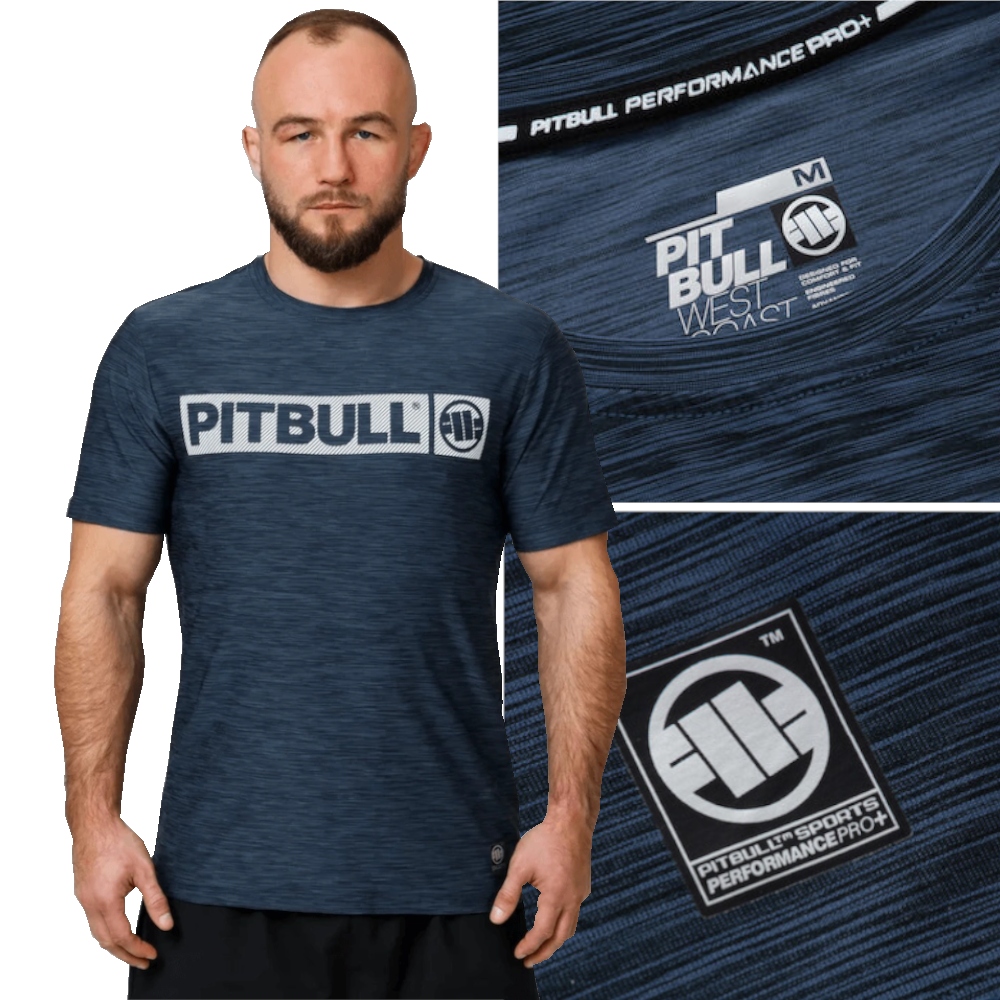 Męska Koszulka Szybkoschnąca T-shirt Pit Bull Hilltop Casual SPORT_3XL