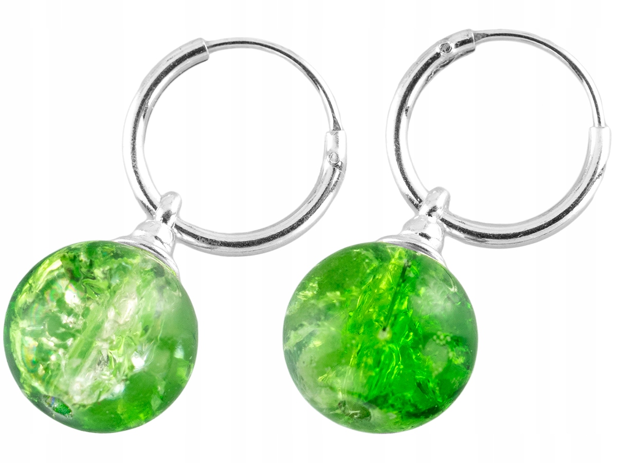 

Versil kolczyki koła 12 mm kulki 8 mm Srebro 925