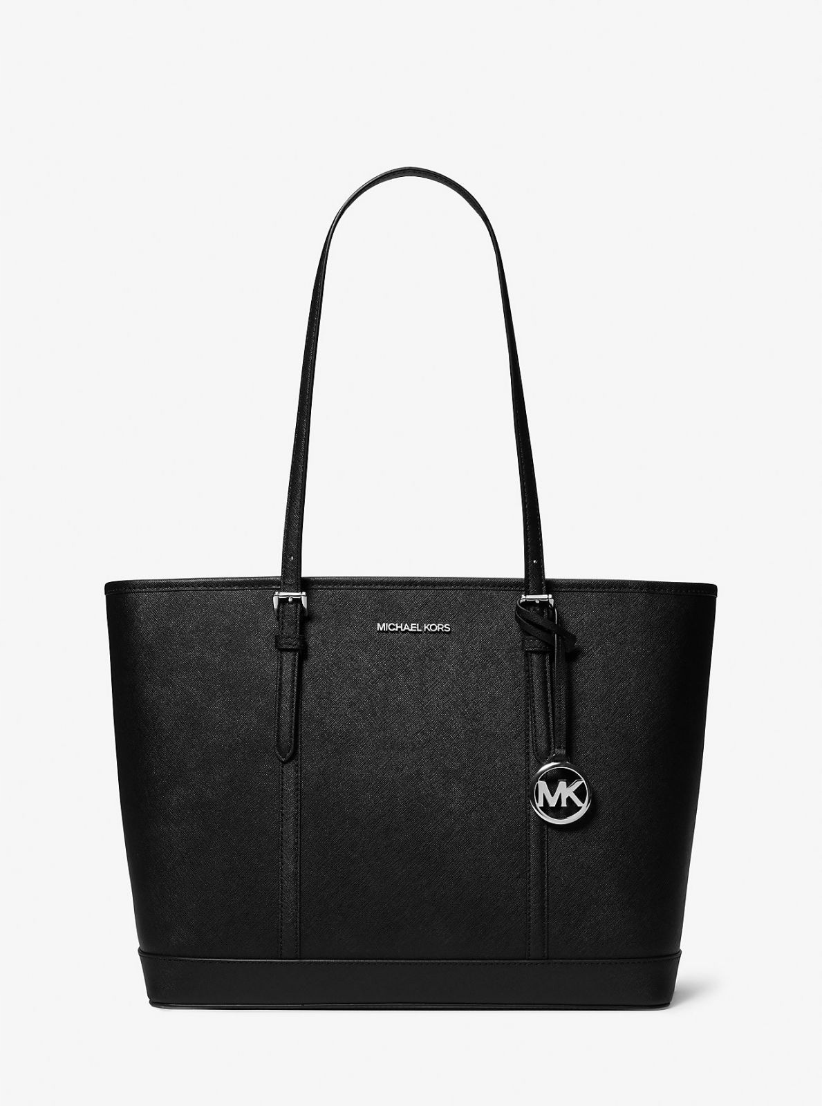 Michael Kors dámská velká kožená kabelka Jet Set Large černá