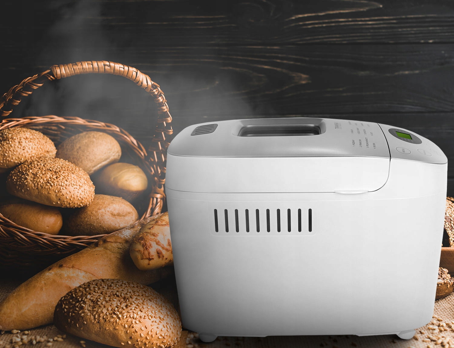 OUTLET Automat do chleba Wypiekacz 15 PROGRAMÓW 2 MIESZADŁA 850W MENU PL Kod producenta TE-200