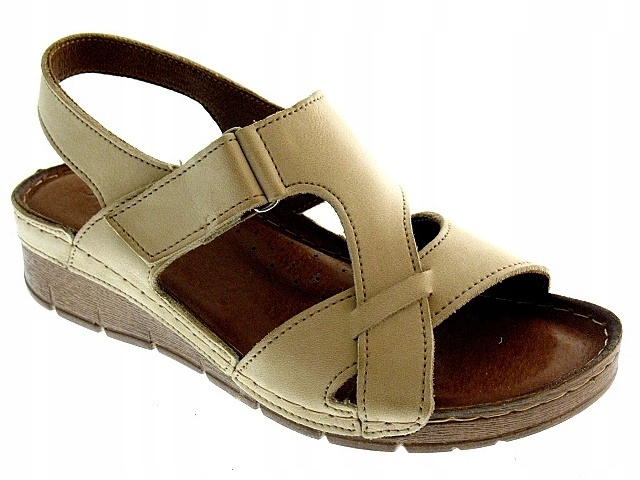 

Skórzane sandały Damskie obuwie 908 Stella 40 G