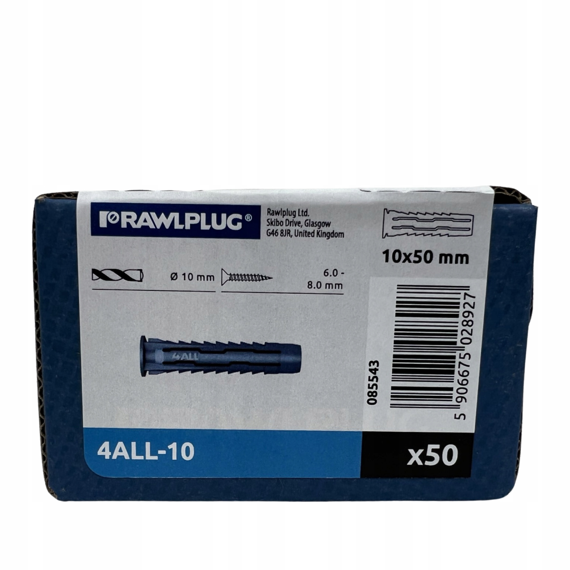 

Rawlplug Kołek Koszulka 4ALL Fi 10 X 50mm Uni