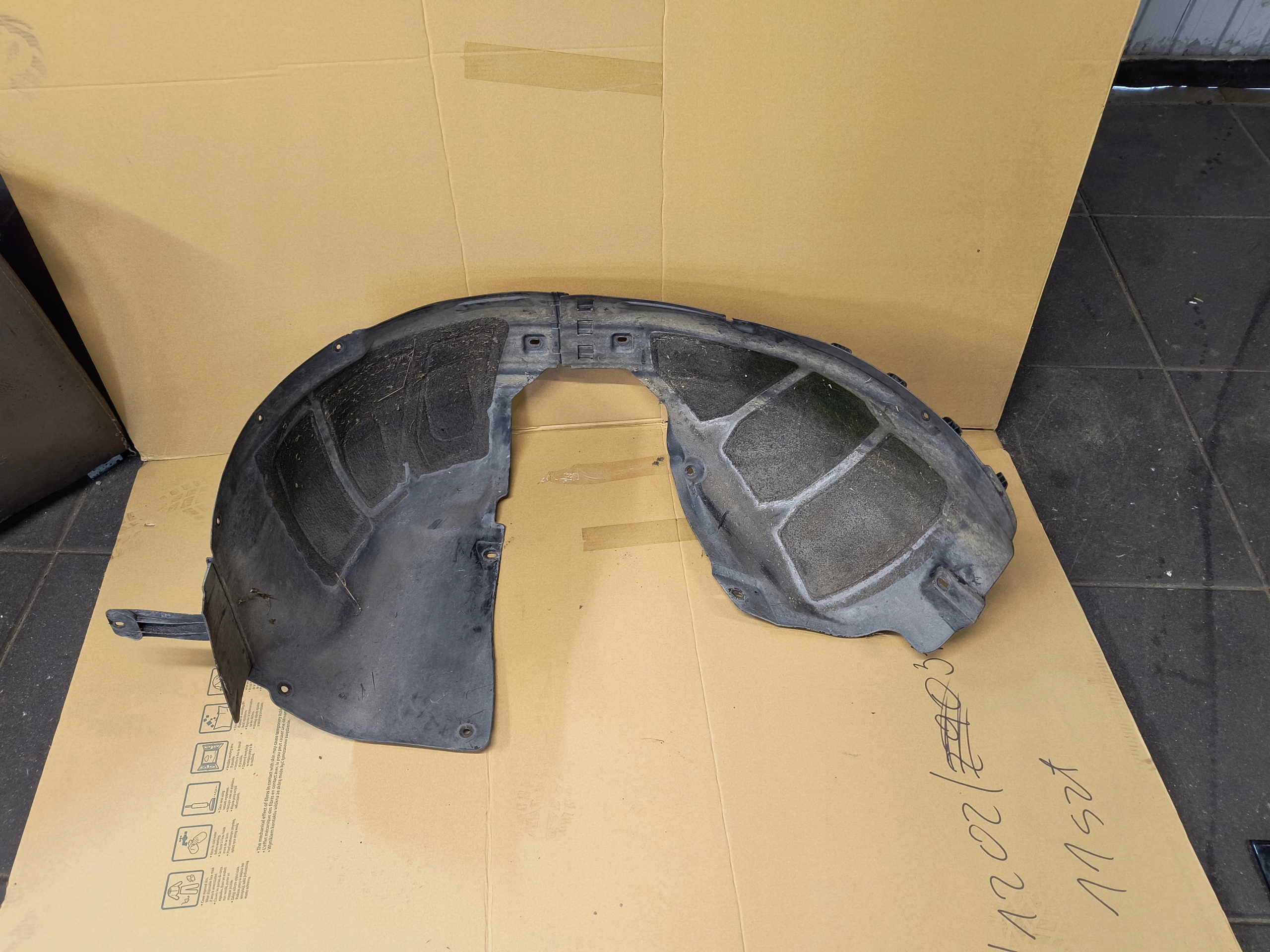 OPEL ASTRA J IV mudguard front front left original