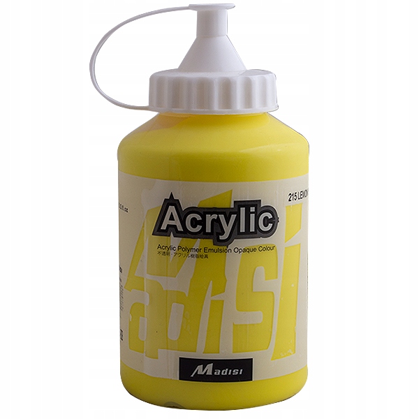 Farby akrylowe Akryl 500ml lemon yellow 215 żółty