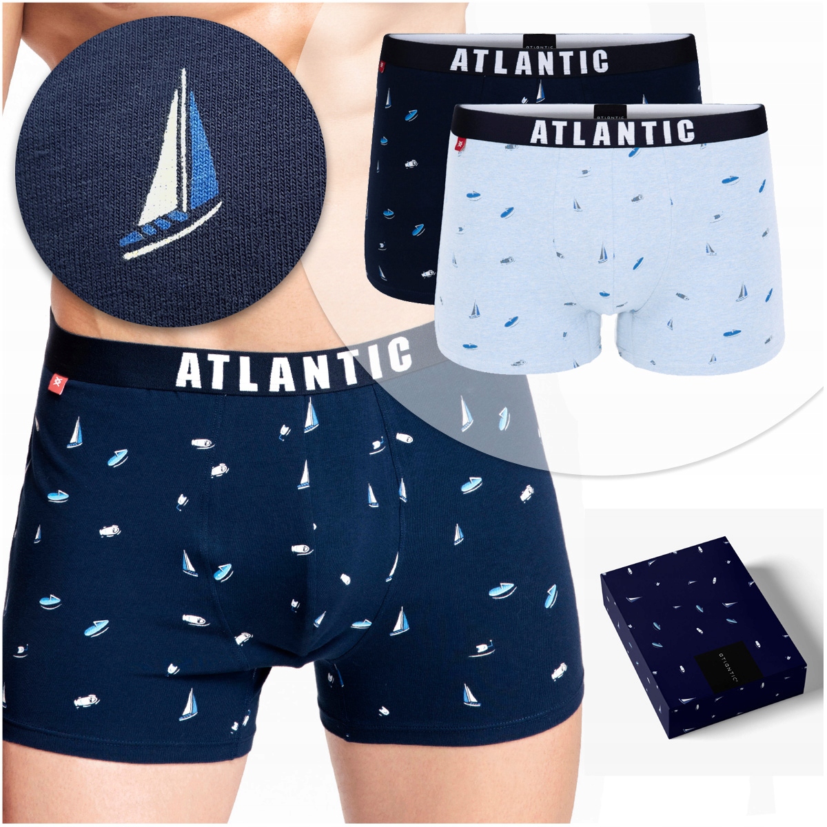

Atlantic bokserki bawełniane Premium 1148 *XL