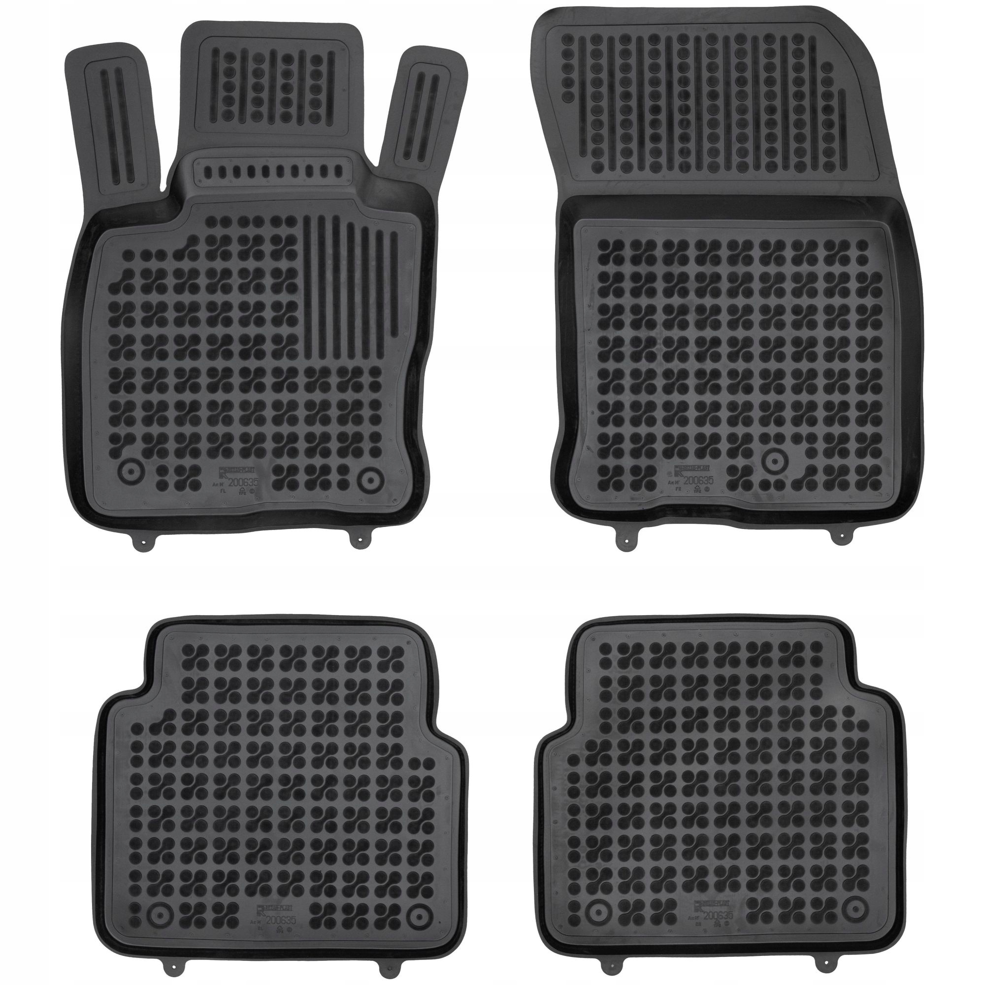 Dywaniki gumowe Ford Kuga III od 2019 nie pasują do Hybrydy Plug-In