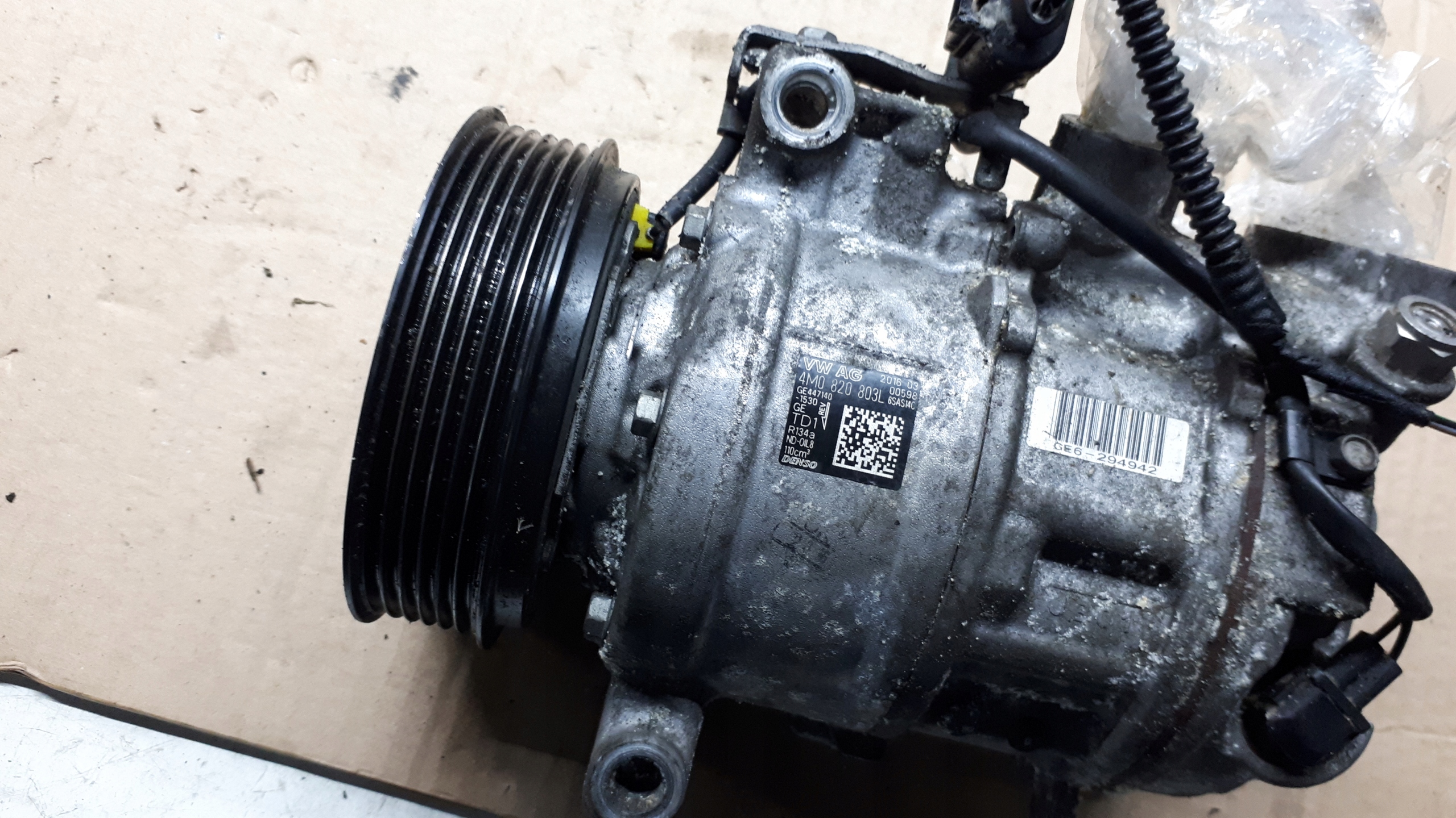 A4 B9 8W Klimakompressor klimaanlage 3.0 TDI 4M0820803L