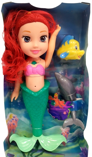 LALKA ARIEL ARIELKA INTERAKTYWNA ŚWIECI ŚPIEWA PREZENT WIELKANOC 2024 Materiał plastik