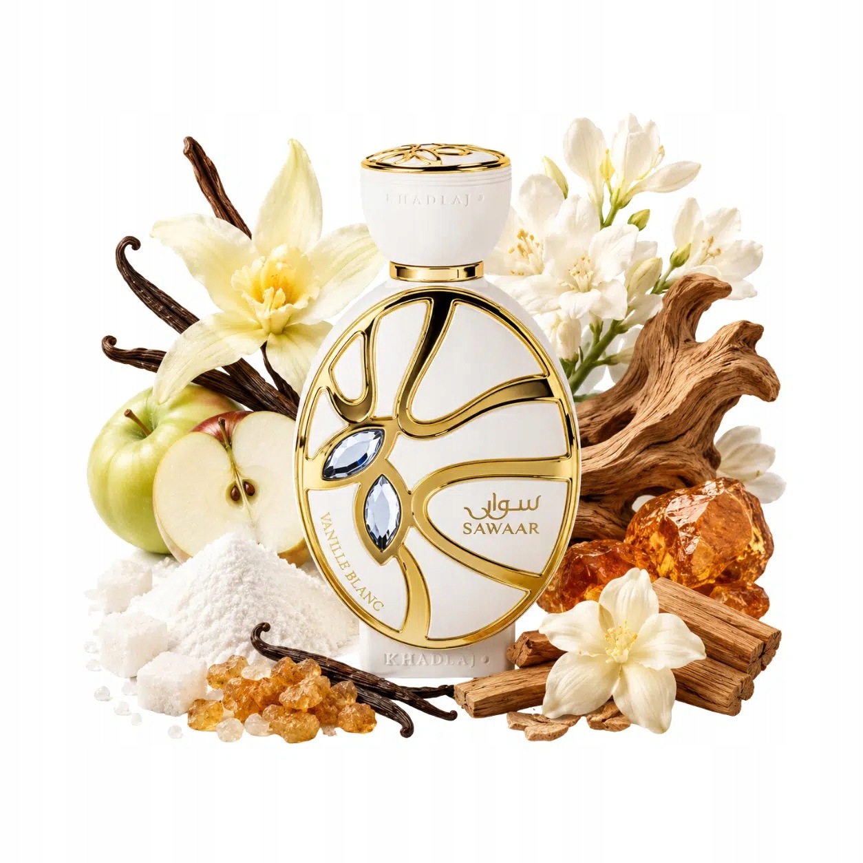 Khadlaj Sawaar Vanille Blanc 100 ml Edp Flakon 100 ml