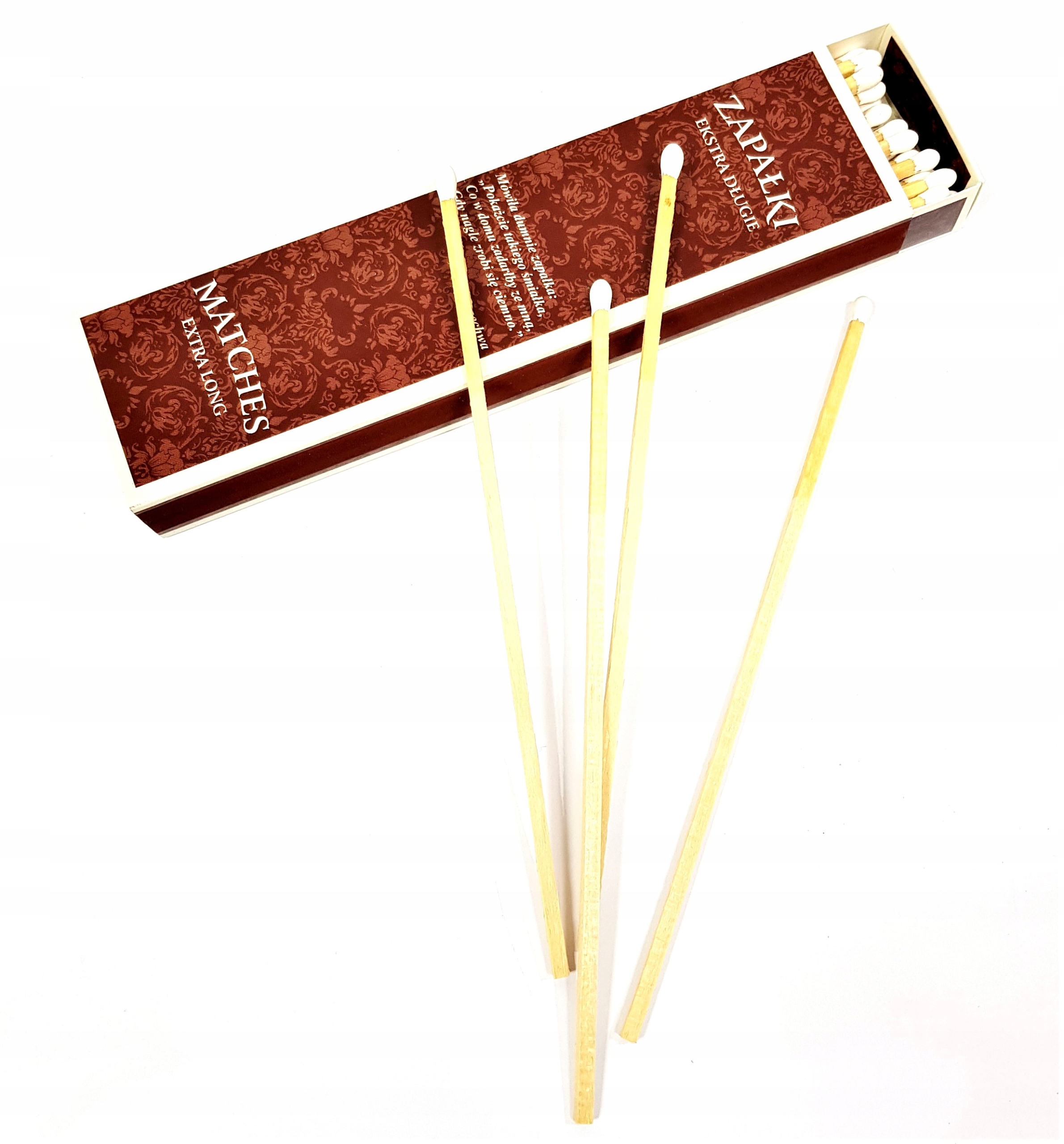 ZAPAŁKI EKSTRA DŁUGIE, KOMINKOWE - 175 mm Kod producenta ZAPAŁKI SZTORMOWE WODOODPORNE AURORA