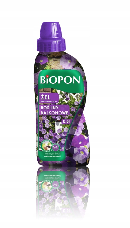 

Biopon Nawóz mineralny rośliny balkonowe żel 0,5 L