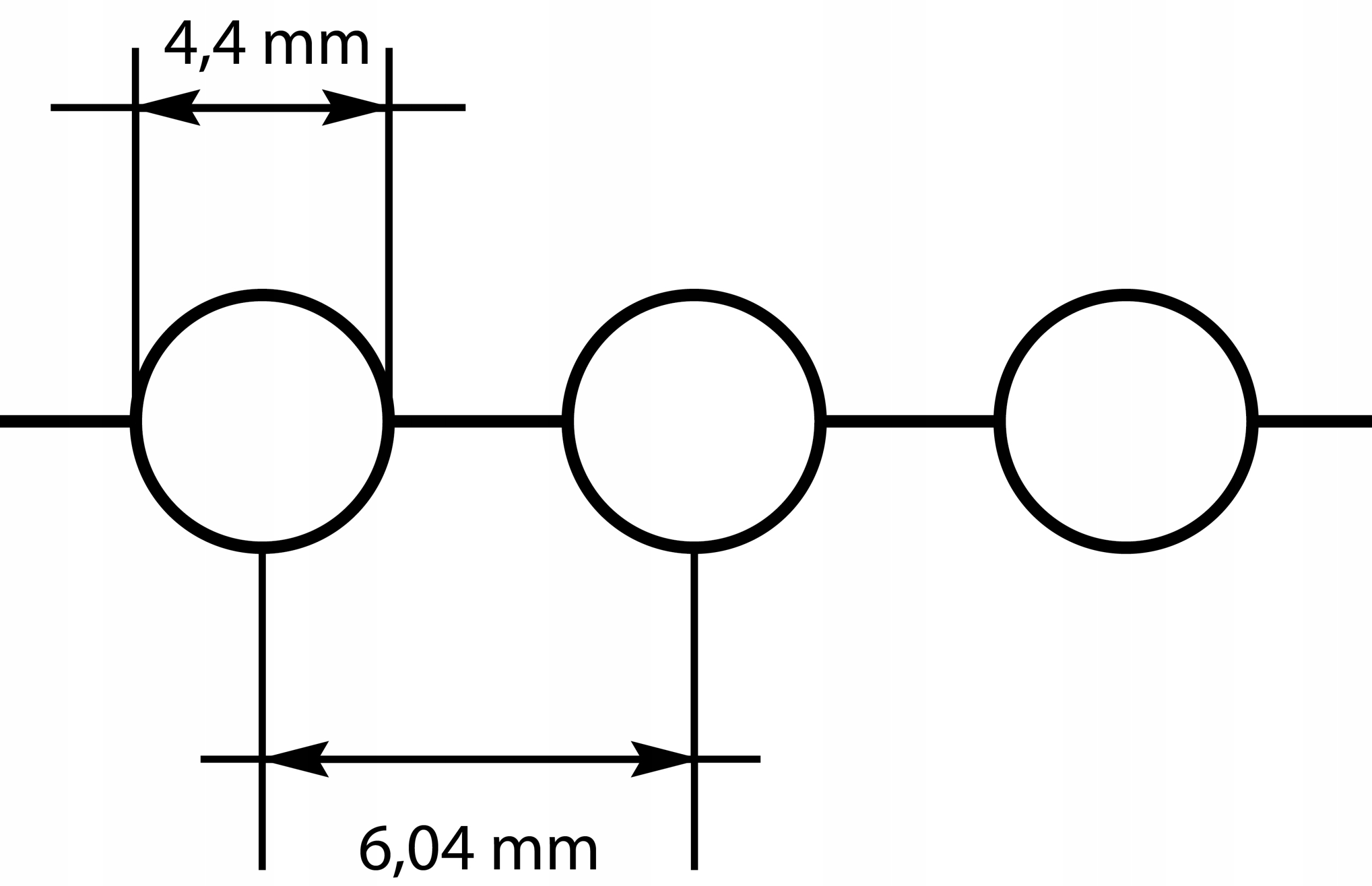 Łańcuszek kulkowy do rolet 4,5 mm akcesoria Rodzaj łańcuszek