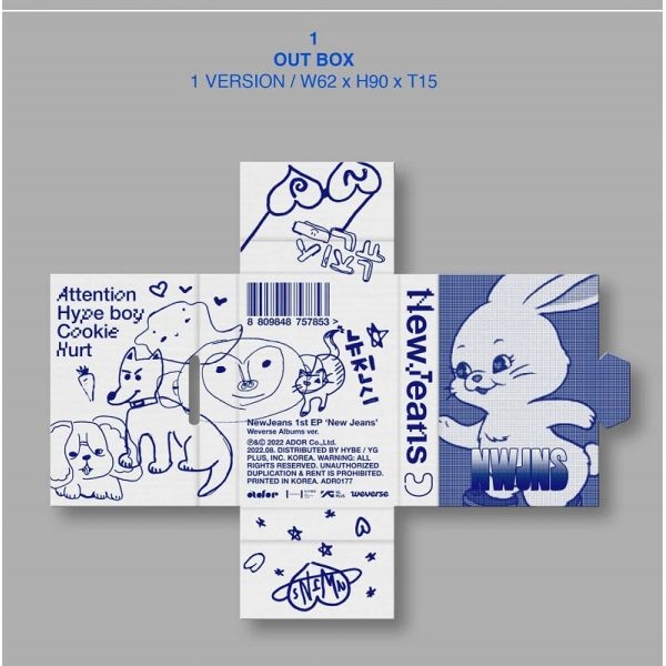 NEWJEANS - NEW JEANS (QR CODE) /WEVERSE ALBUMS Nazwa NEWJEANS