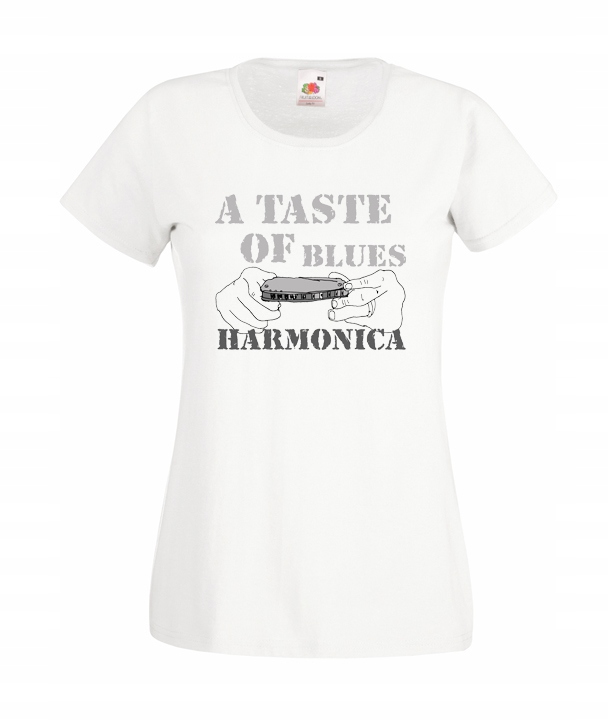 

S Koszulka Damska Blues Harmonica Hendrix Wzory