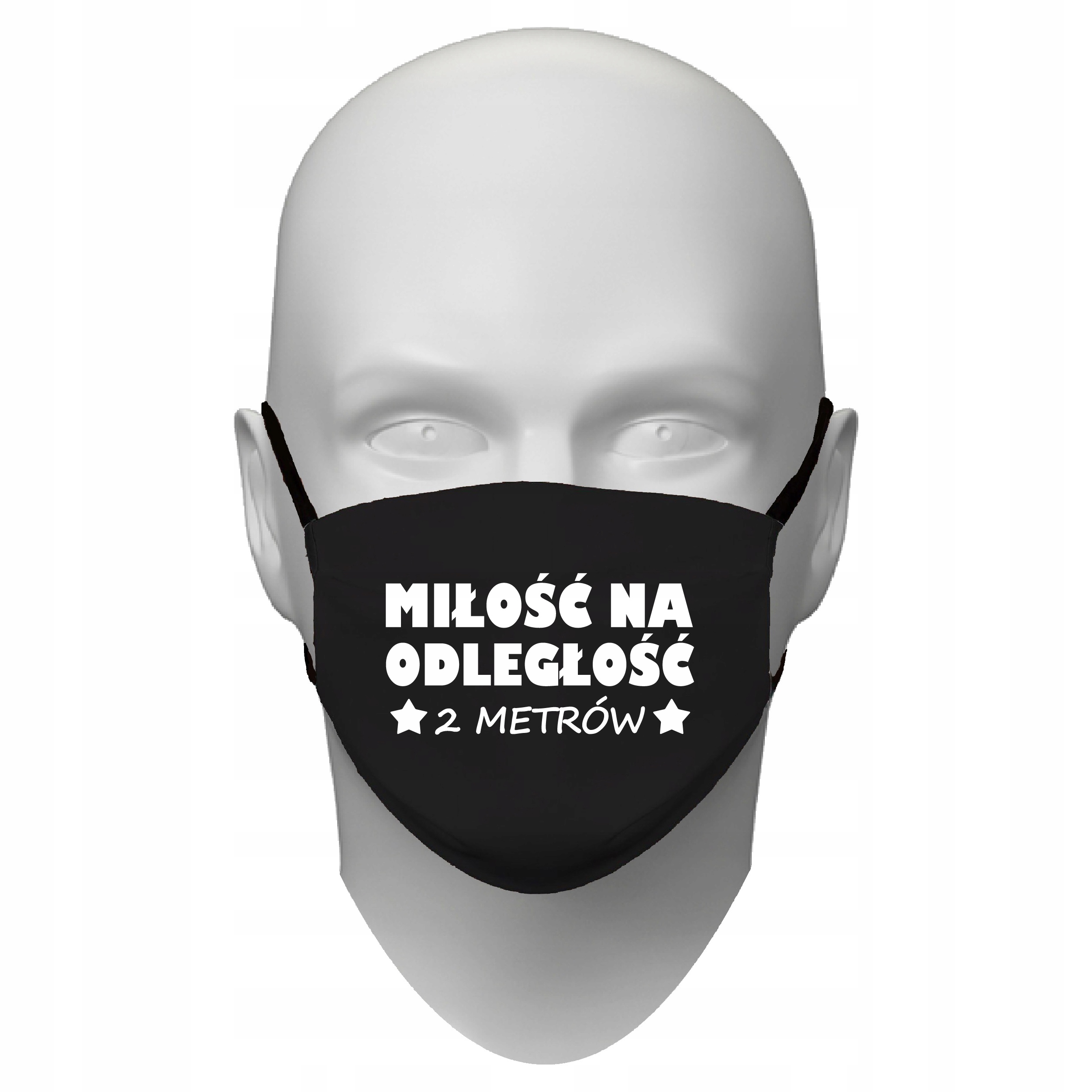 

Maseczka Bawełniana Śmieszna Miłość Na Odległość