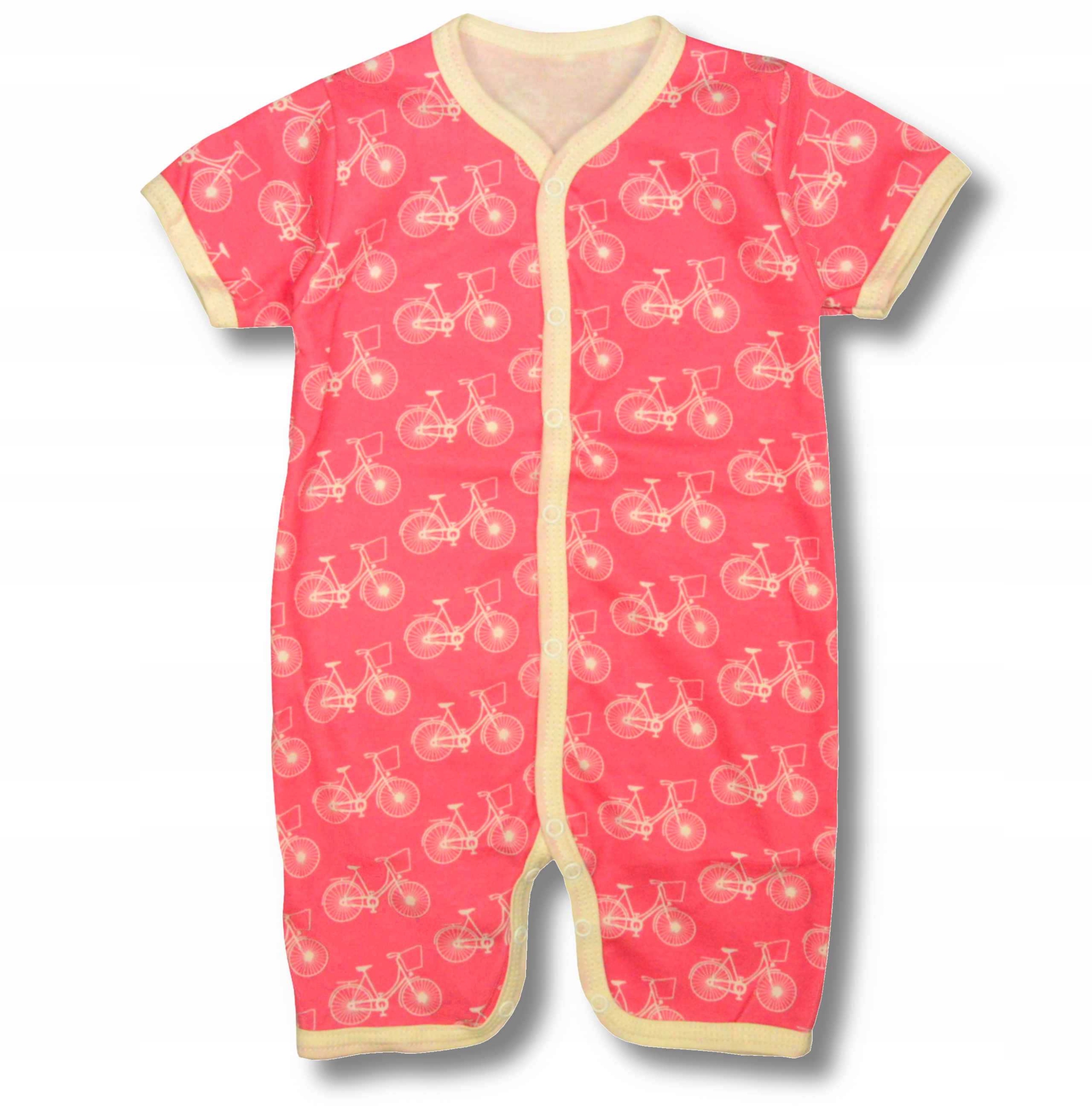 

Krótki Rampers rozpinany 74 niemowlak piżamka lato