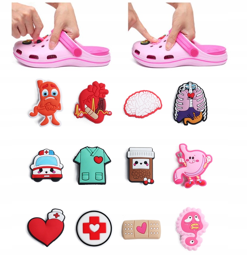 

Przypinki Jibbitz Do Butów Crocs medyczne 12szt