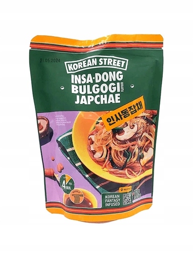 Levně 4x Skelné těstoviny s pikantním sladko-slaným (Bulgogi) 103 g Korejská ulice