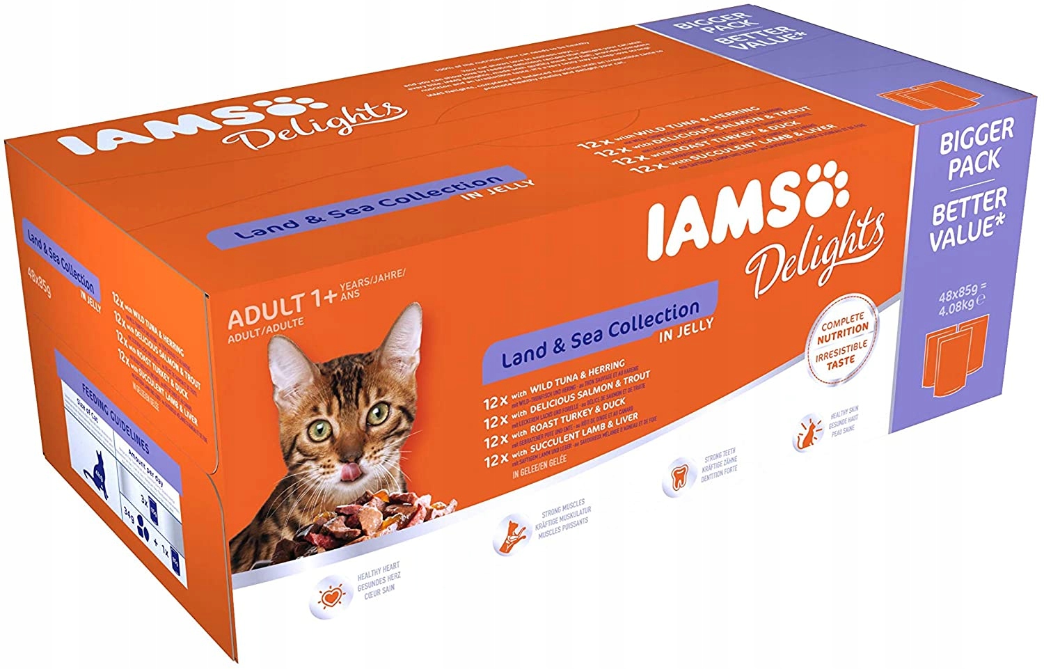 Levně Iams mokré krmivo mix chutí 4,08 kg