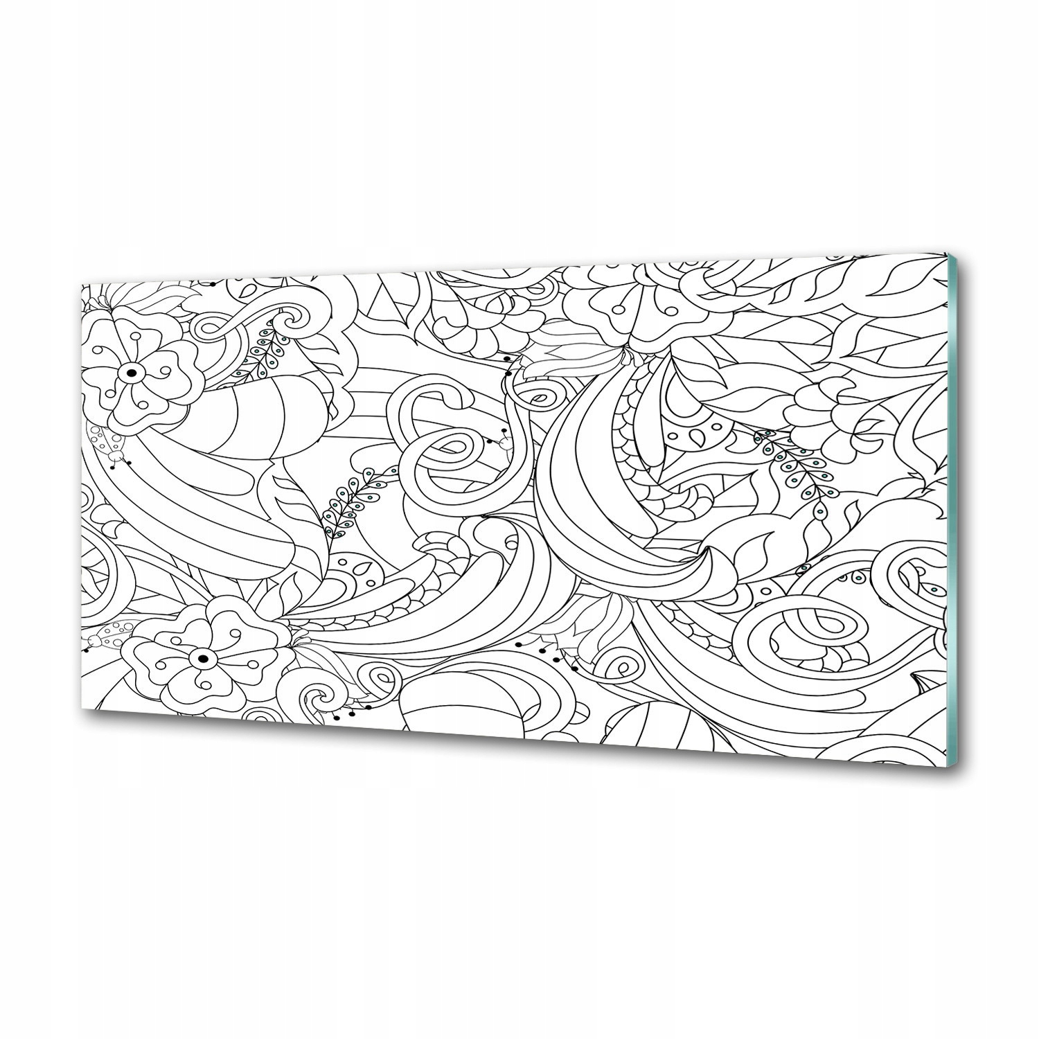 Panel medzi nábytkom v kuchyni Ornamenty 120x60 Lepidlo