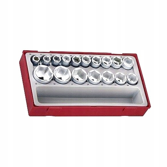 TENGTOOLS 17-ele zestaw nasadek 1/2" TT1217-6